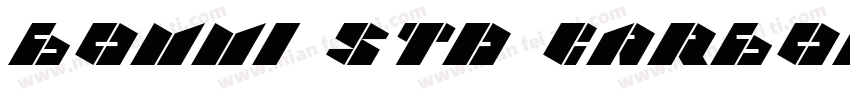 Bommi Std Carbon字体转换